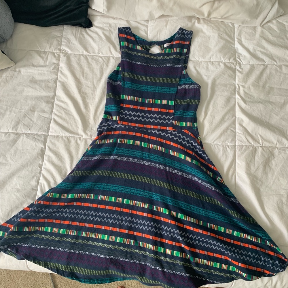 Colorful skater dress